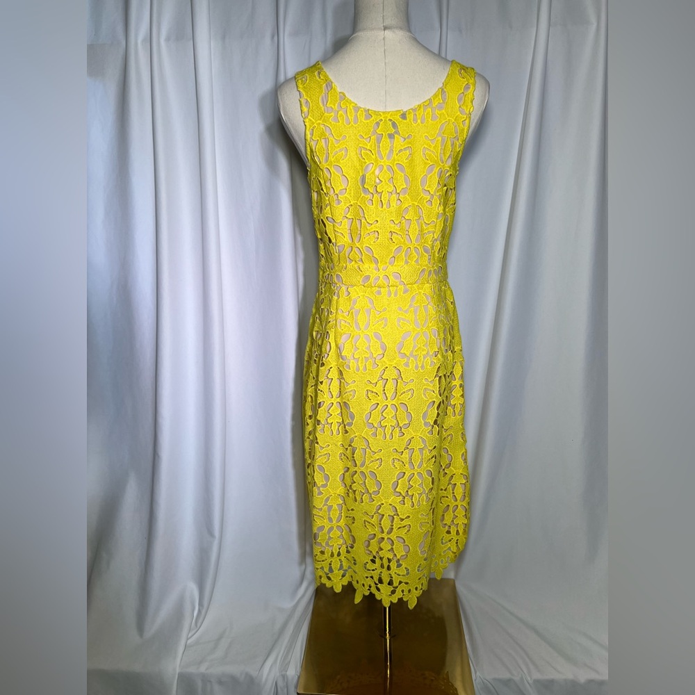 Banana Republic Yellow Lace Dress | 2 NWT - Picture 5 of 7